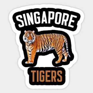 Singapore Tigers Sticker